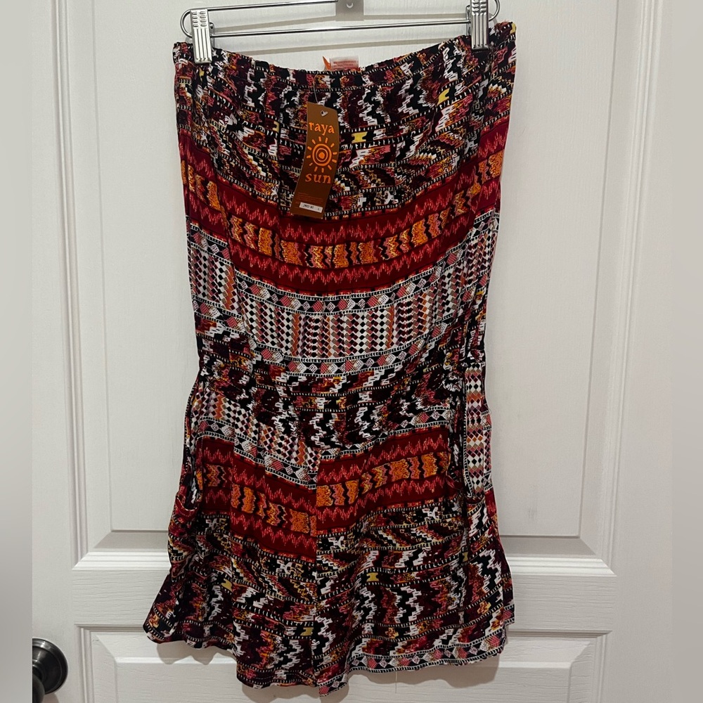 Raya sun strapless romper